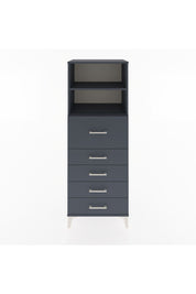 Hyperion Dolap 2 Raflı 5 Çekmeceli 60x44x163 - S53M045V5B