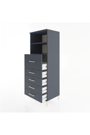 Hyperion Dolap 2 Raflı 5 Çekmeceli 60x44x163 - S53M045V5B
