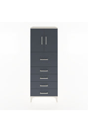 Hyperion Dolap 2 Raflı 5 Çekmeceli 2 Kapaklı 60x44x163 - S53M046V2B