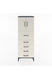 Hyperion Dolap 2 Raflı 5 Çekmeceli 2 Kapaklı 60x44x163 - S53M046V4B