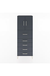 Hyperion Dolap 2 Raflı 5 Çekmeceli 2 Kapaklı 60x44x163 - S53M046V5B