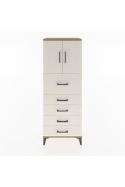 Hyperion Dolap 2 Raflı 5 Çekmeceli 2 Kapaklı 60x44x163 - S53M046V7B