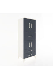 Hyperion Dolap 3 Raflı 3 Çekmeceli 4 Kapaklı 60x44x163 - S53M047V2B