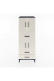 Hyperion Dolap 3 Raflı 3 Çekmeceli 4 Kapaklı 60x44x163 - S53M047V4B