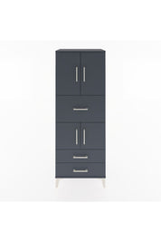 Hyperion Dolap 3 Raflı 3 Çekmeceli 4 Kapaklı 60x44x163 - S53M047V5B