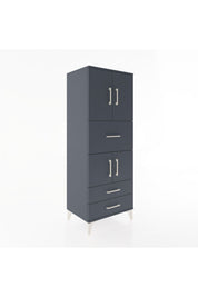 Hyperion Dolap 3 Raflı 3 Çekmeceli 4 Kapaklı 60x44x163 - S53M047V5B