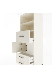 Hyperion Dolap 3 Raflı 3 Çekmeceli 2 Kapaklı 60x44x163 - S53M048V1B