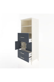 Hyperion Dolap 3 Raflı 3 Çekmeceli 2 Kapaklı 60x44x163 - S53M048V2B
