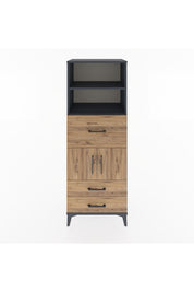 Hyperion Dolap 3 Raflı 3 Çekmeceli 2 Kapaklı 60x44x163 - S53M048V6B