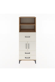 Hyperion Dolap 3 Raflı 3 Çekmeceli 2 Kapaklı 60x44x163 - S53M048V7B