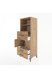 Hyperion Dolap 3 Raflı 3 Çekmeceli 2 Kapaklı 60x44x163 - S53M048V9B