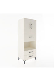 Hyperion Dolap 3 Raflı 3 Çekmeceli 2 Kapaklı 60x44x163 - S53M049V1B