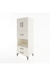 Hyperion Dolap 3 Raflı 3 Çekmeceli 2 Kapaklı 60x44x163 - S53M049V1B