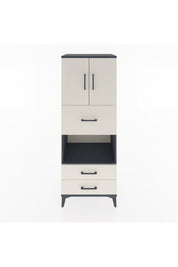 Hyperion Dolap 3 Raflı 3 Çekmeceli 2 Kapaklı 60x44x163 - S53M049V4B