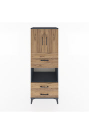 Hyperion Dolap 3 Raflı 3 Çekmeceli 2 Kapaklı 60x44x163 - S53M049V6B