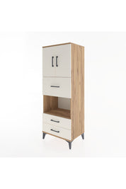 Hyperion Dolap 3 Raflı 3 Çekmeceli 2 Kapaklı 60x44x163 - S53M049V7B