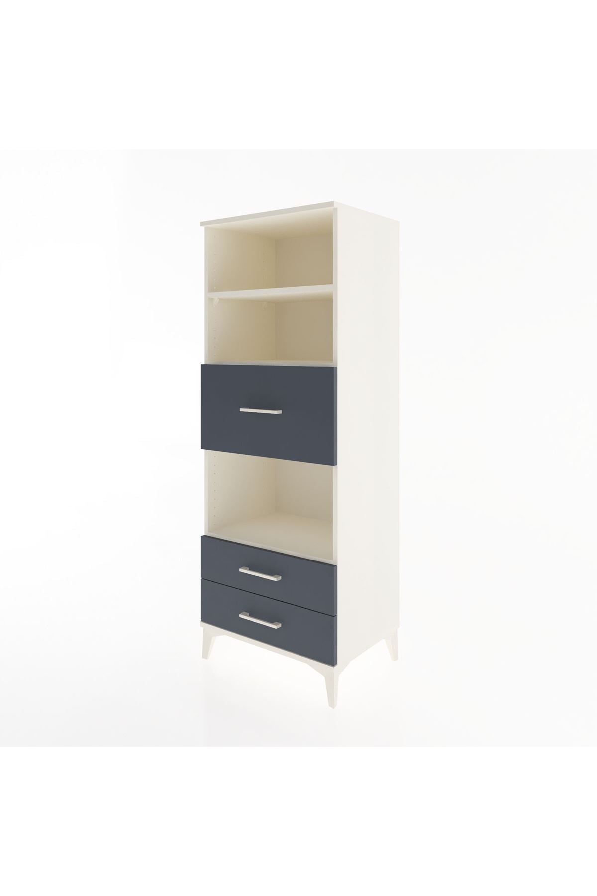 Hyperion Dolap 3 Raflı 3 Çekmeceli 60x44x163 - S53M050V2B
