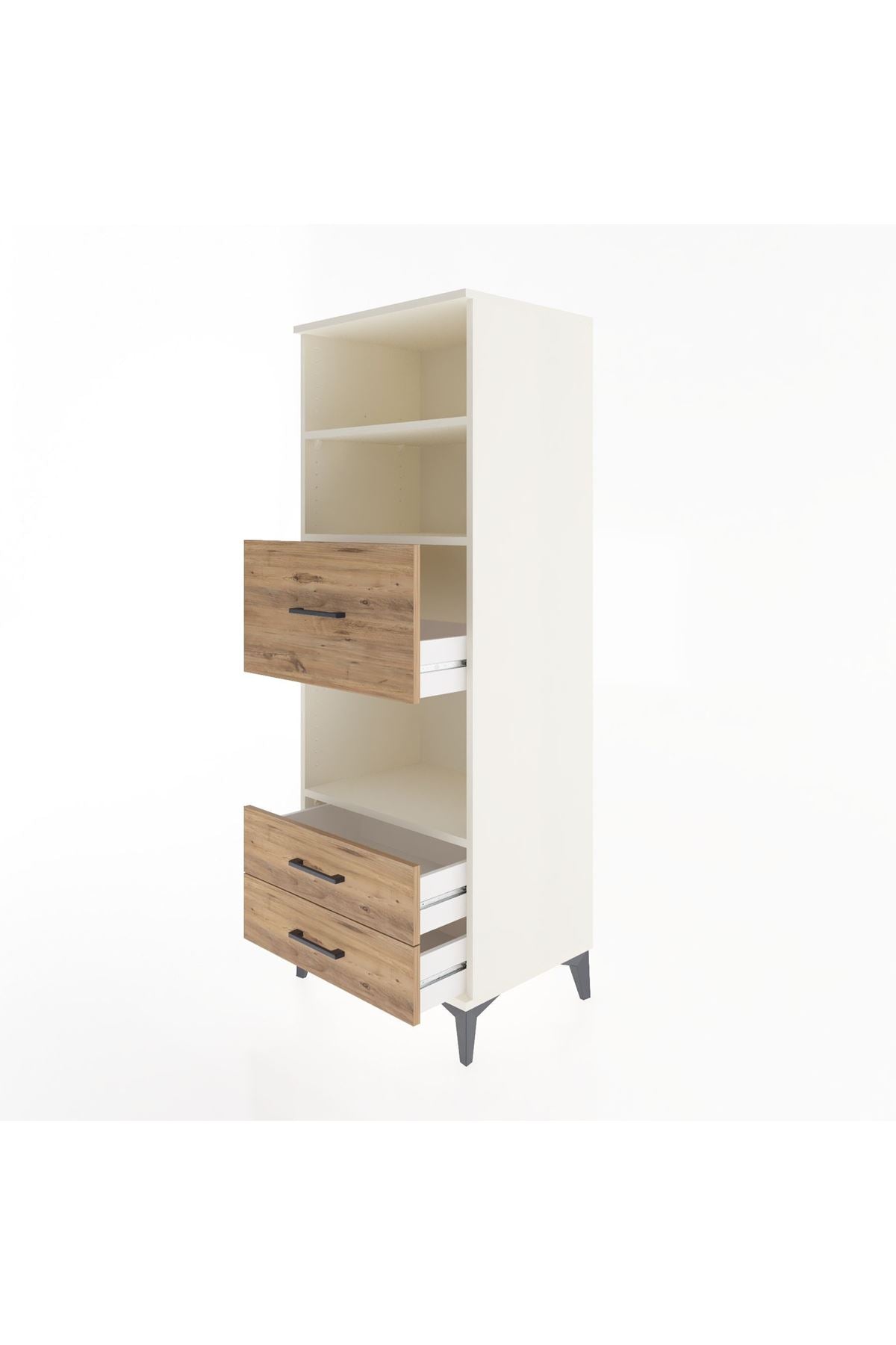 Hyperion Dolap 3 Raflı 3 Çekmeceli 60x44x163 - S53M050V3B