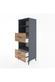 Hyperion Dolap 3 Raflı 3 Çekmeceli 60x44x163 - S53M050V6B