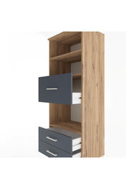 Hyperion Dolap 3 Raflı 3 Çekmeceli 60x44x163 - S53M050V8B