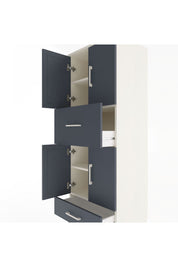 Hyperion Dolap 4 Raflı 2 Çekmeceli 4 Kapaklı 60x44x163 - S53M051V2B