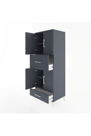Hyperion Dolap 4 Raflı 2 Çekmeceli 4 Kapaklı 60x44x163 - S53M051V5B