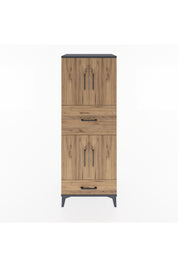 Hyperion Dolap 4 Raflı 2 Çekmeceli 4 Kapaklı 60x44x163 - S53M051V6B