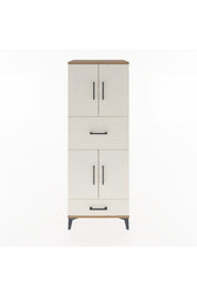 Hyperion Dolap 4 Raflı 2 Çekmeceli 4 Kapaklı 60x44x163 - S53M051V7B