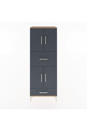 Hyperion Dolap 4 Raflı 2 Çekmeceli 4 Kapaklı 60x44x163 - S53M051V8B