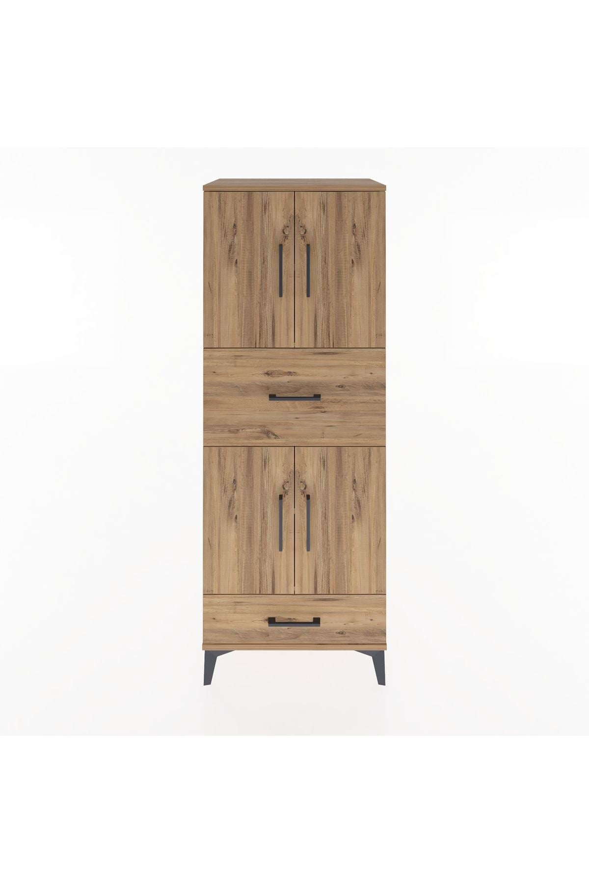 Hyperion Dolap 4 Raflı 2 Çekmeceli 4 Kapaklı 60x44x163 - S53M051V9B