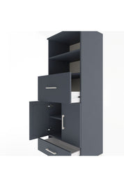 Hyperion Dolap 4 Raflı 2 Çekmeceli 2 Kapaklı 60x44x163 - S53M052V5B