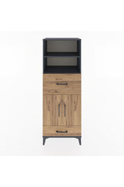 Hyperion Dolap 4 Raflı 2 Çekmeceli 2 Kapaklı 60x44x163 - S53M052V6B