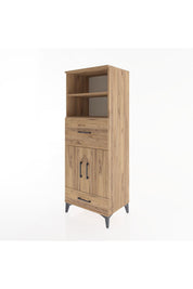 Hyperion Dolap 4 Raflı 2 Çekmeceli 2 Kapaklı 60x44x163 - S53M052V9B