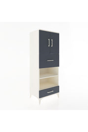 Hyperion Dolap 4 Raflı 2 Çekmeceli 2 Kapaklı 60x44x163 - S53M053V2B