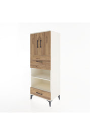 Hyperion Dolap 4 Raflı 2 Çekmeceli 2 Kapaklı 60x44x163 - S53M053V3B