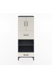 Hyperion Dolap 4 Raflı 2 Çekmeceli 2 Kapaklı 60x44x163 - S53M053V4B