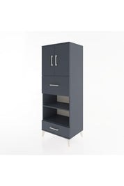 Hyperion Dolap 4 Raflı 2 Çekmeceli 2 Kapaklı 60x44x163 - S53M053V5B