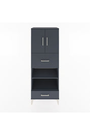 Hyperion Dolap 4 Raflı 2 Çekmeceli 2 Kapaklı 60x44x163 - S53M053V5B