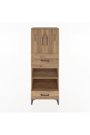 Hyperion Dolap 4 Raflı 2 Çekmeceli 2 Kapaklı 60x44x163 - S53M053V9B