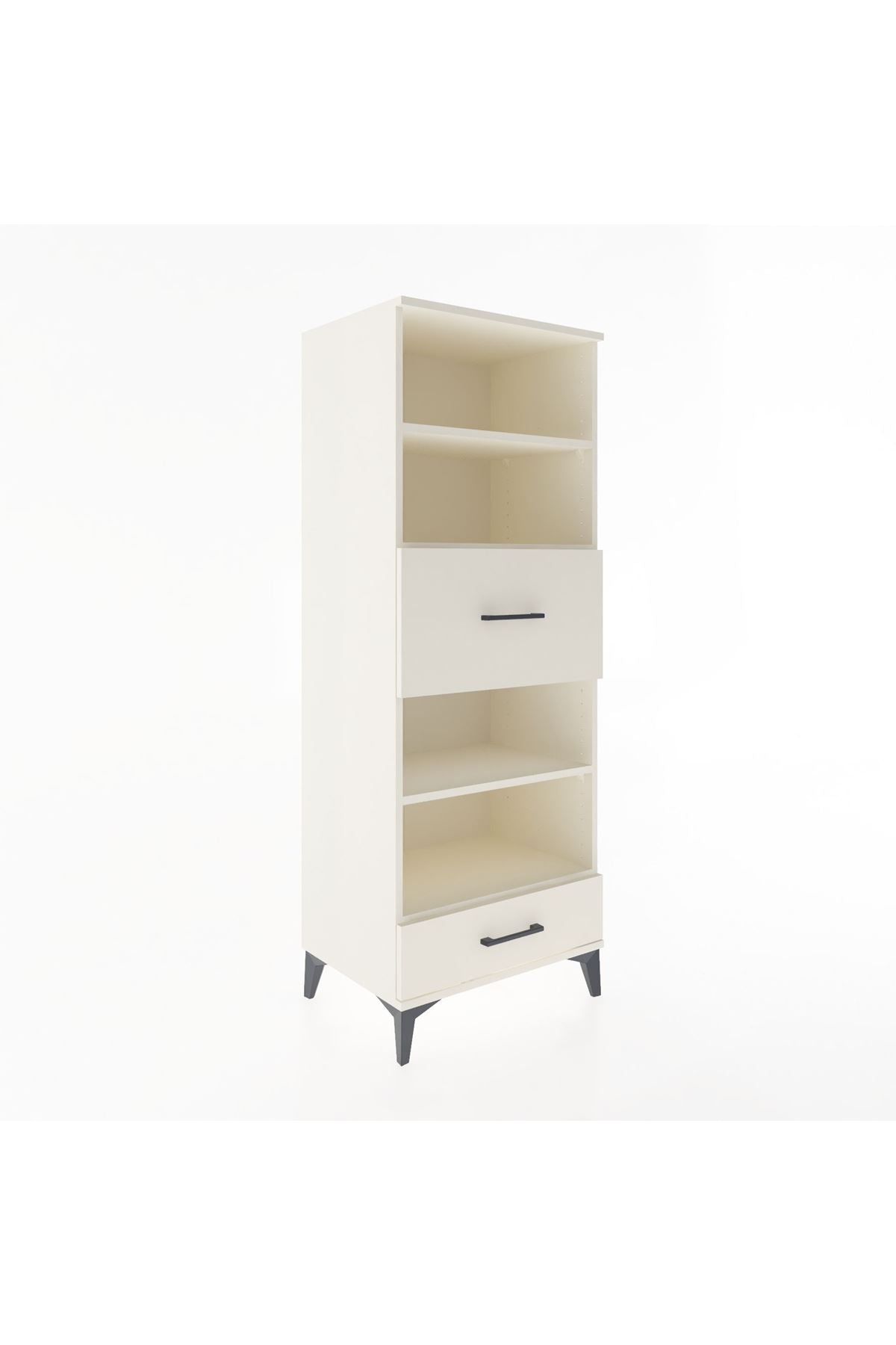 Hyperion Dolap 4 Raflı 2 Çekmeceli 60x44x163 - S53M054V1B