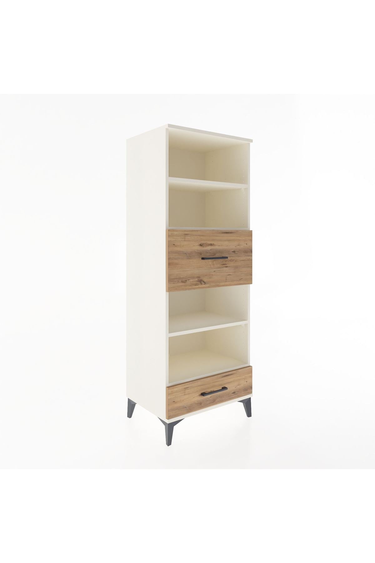 Hyperion Dolap 4 Raflı 2 Çekmeceli 60x44x163 - S53M054V3B