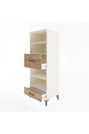 Hyperion Dolap 4 Raflı 2 Çekmeceli 60x44x163 - S53M054V3B