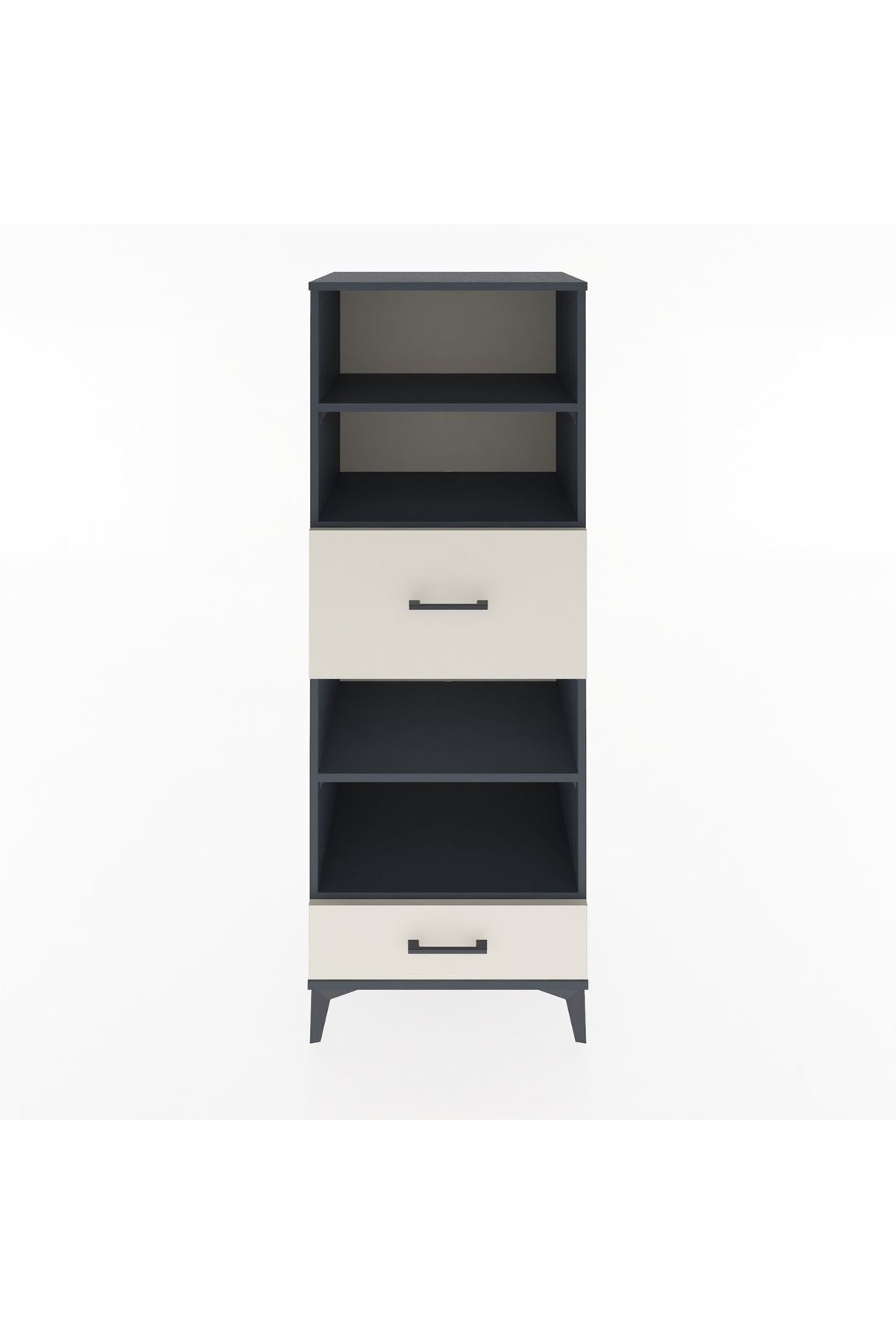 Hyperion Dolap 4 Raflı 2 Çekmeceli 60x44x163 - S53M054V4B