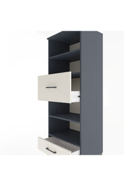 Hyperion Dolap 4 Raflı 2 Çekmeceli 60x44x163 - S53M054V4B