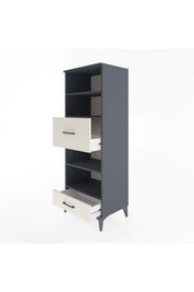 Hyperion Dolap 4 Raflı 2 Çekmeceli 60x44x163 - S53M054V4B