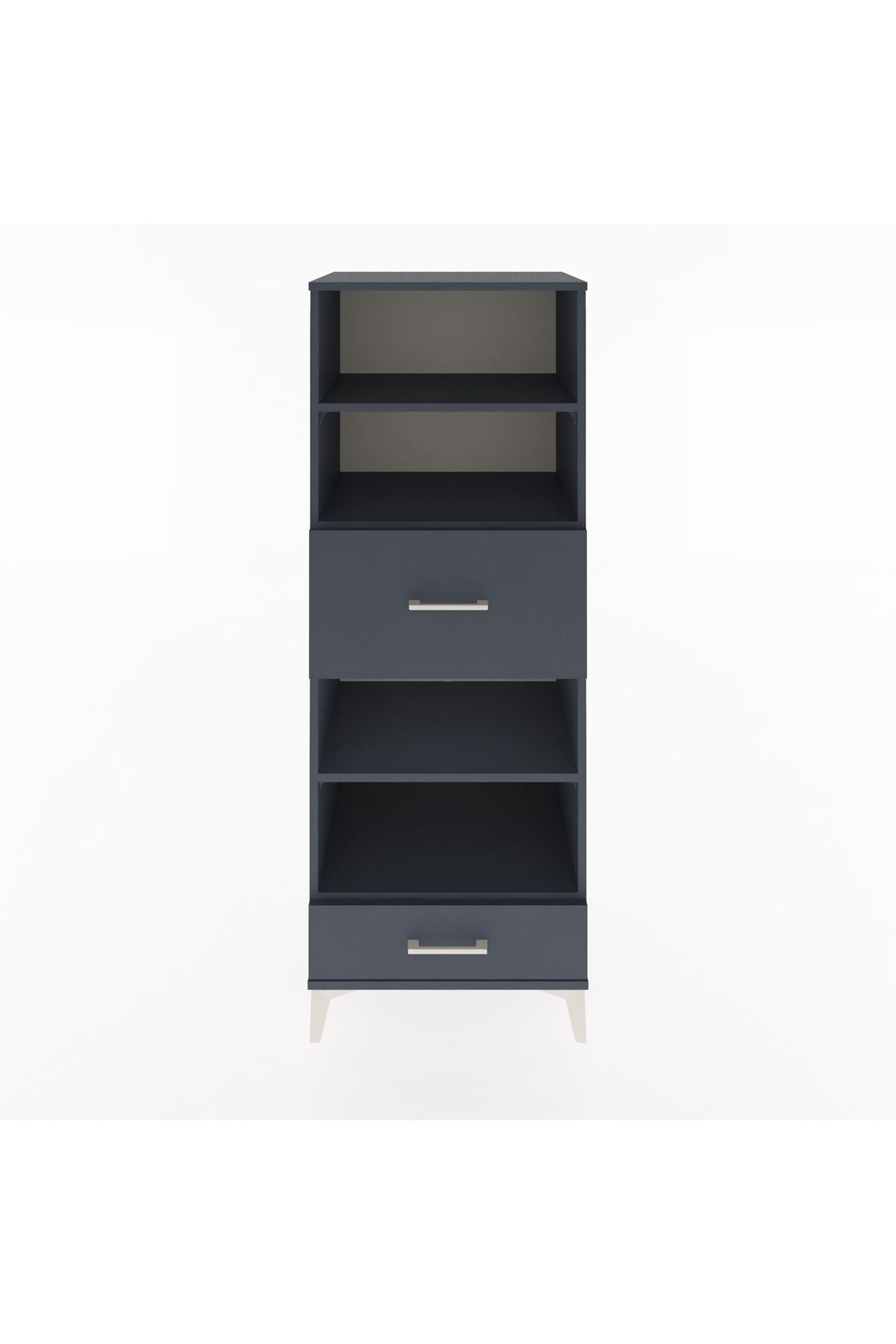 Hyperion Dolap 4 Raflı 2 Çekmeceli 60x44x163 - S53M054V5B