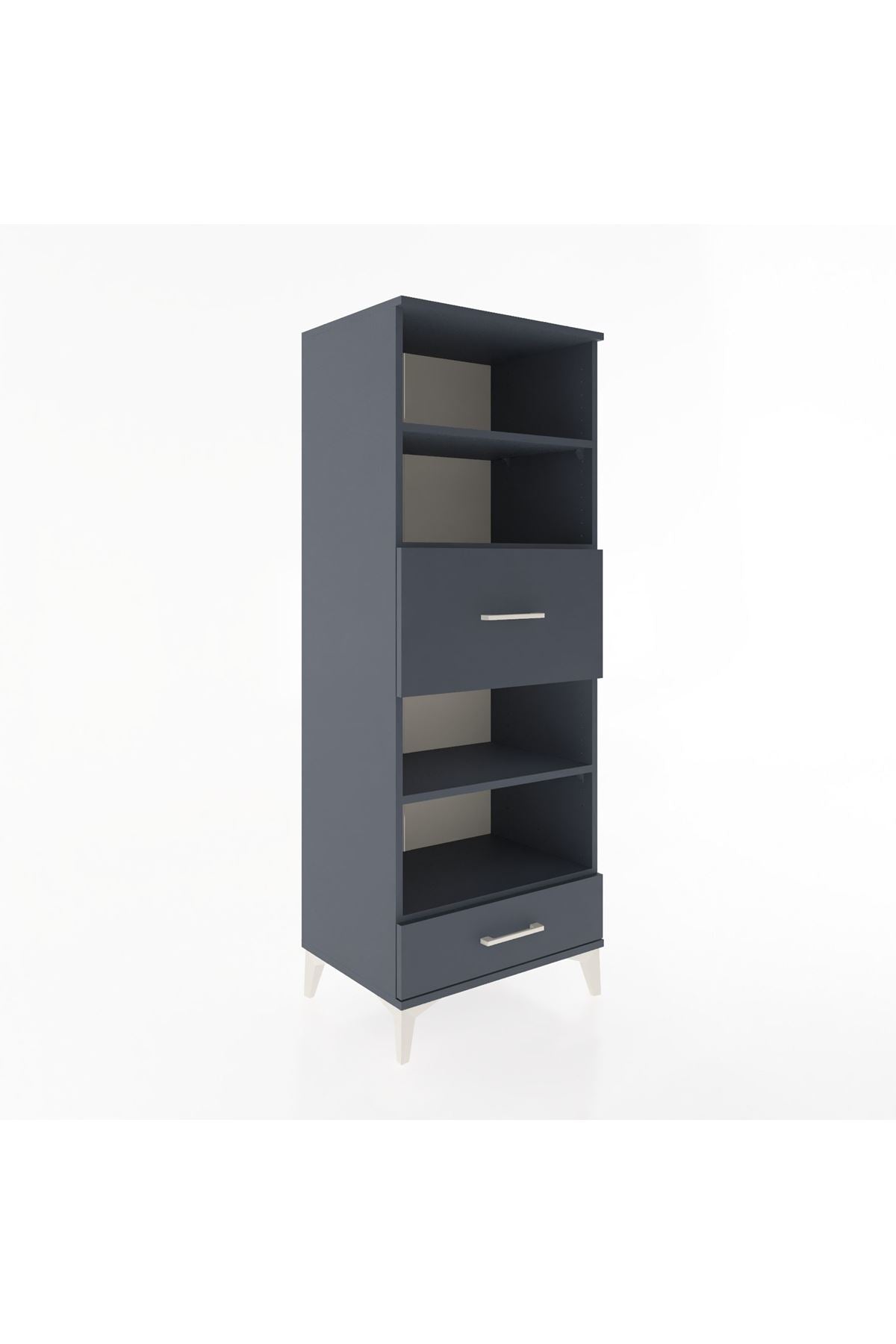 Hyperion Dolap 4 Raflı 2 Çekmeceli 60x44x163 - S53M054V5B