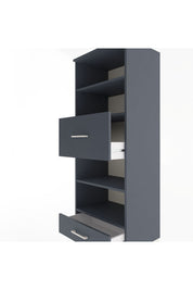 Hyperion Dolap 4 Raflı 2 Çekmeceli 60x44x163 - S53M054V5B