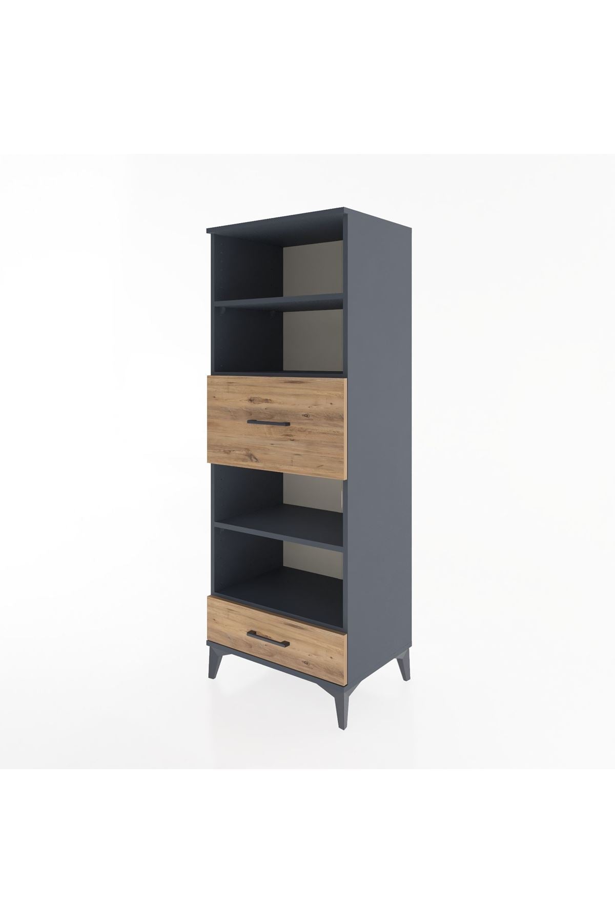 Hyperion Dolap 4 Raflı 2 Çekmeceli 60x44x163 - S53M054V6B