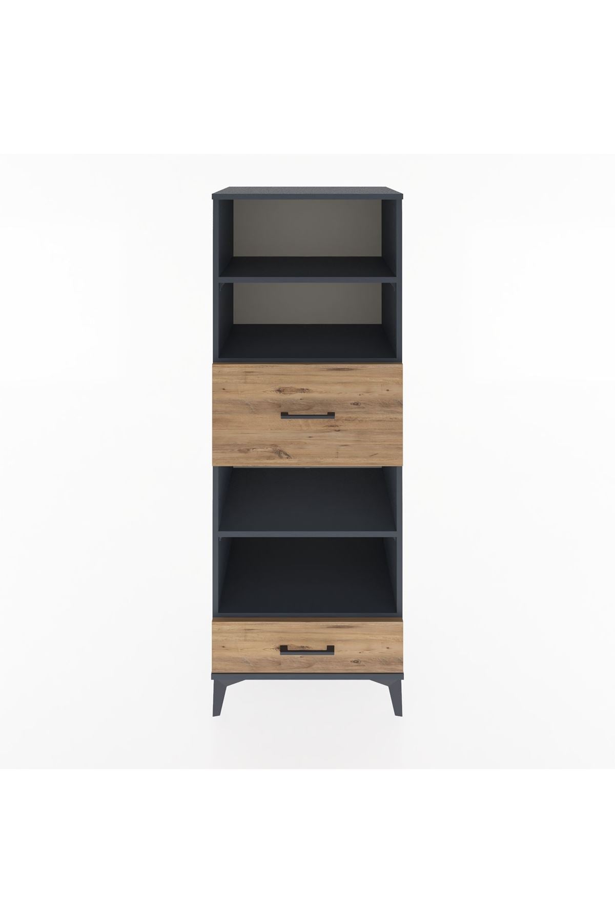 Hyperion Dolap 4 Raflı 2 Çekmeceli 60x44x163 - S53M054V6B